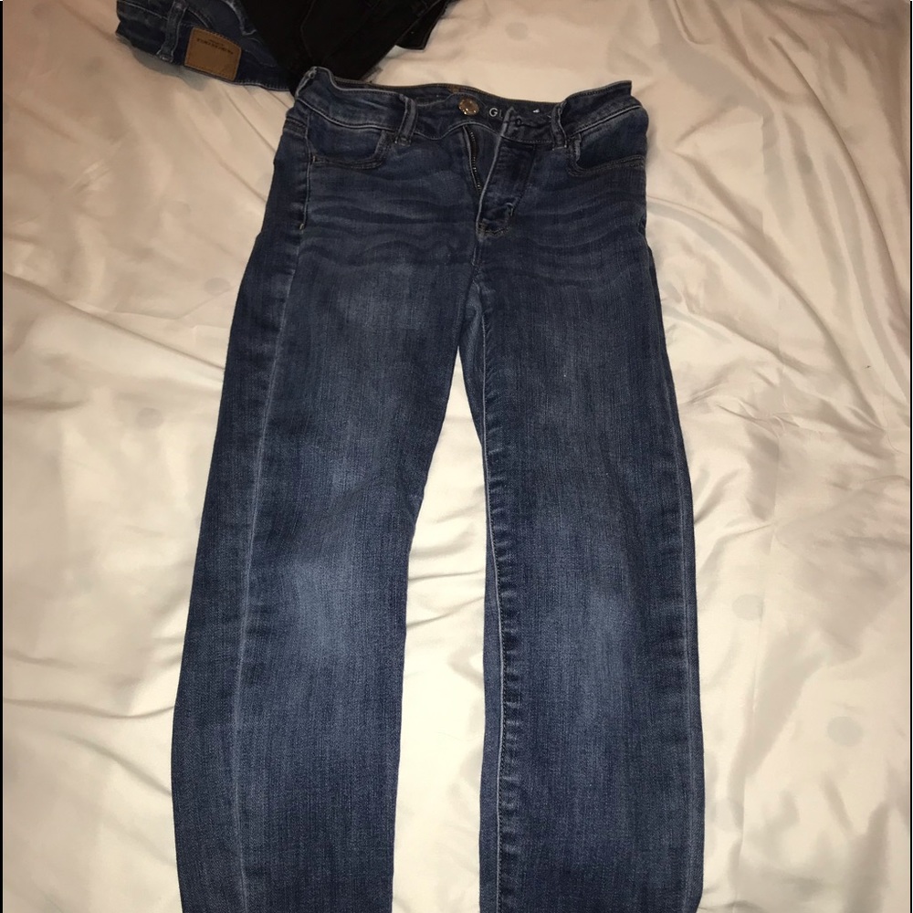 plain skinny jeans. in decent condition.